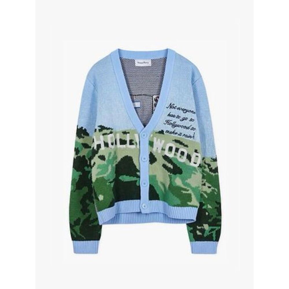House of Sunny Hollywood Day Tripper Cardigan | Blue in XS